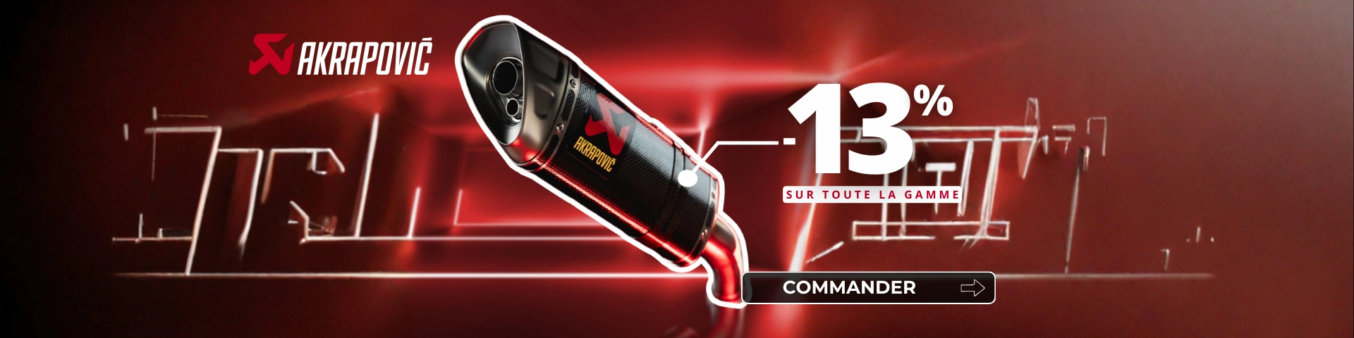 <p>Akrapovic -13%</p>
