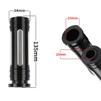 Paire de poignées 1" cnc pour harley sportster xl 1200 883 dyna fat street bob fxdb