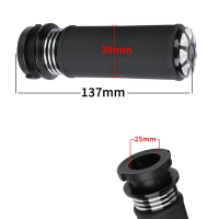 Paire de poignées 1" pour harley softail fls flst 96-15 touring road king electra glide