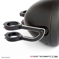 Support de phare rogue noir & alu pour fourche de 32 à 59 mm