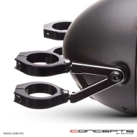 Support de phare stubby pour fourche de 32 à 59 mm