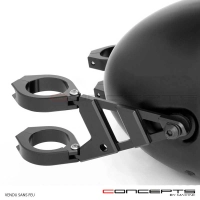 Support de phare stomp noir pour fourche de 32 à 59 mm