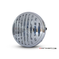 Phare avant universel noir 'prison bar' 11,5cm