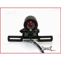 Feu arrière 'beehive' noir avec support de plaque