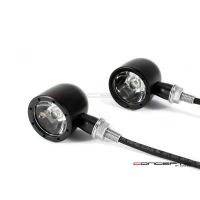 Paire de clignotants 3 fonctions noire