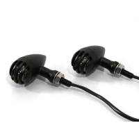 Paire de clignotants "bird cage" noire