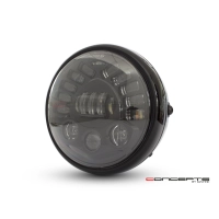 Phare avant universel avec clignotants intégrés 19cm