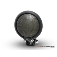 Mini feu arrière 7,6 cm noir, noir et chrome ou chrome