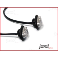 Paire de mini marqueur led oval