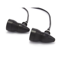 Paire de clignotants rétro 2 noire mat