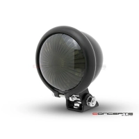 Mini feu arrière 7,6 cm noir, noir et chrome ou chrome