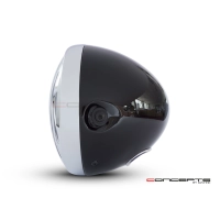 Phare avant universel noir 'prison bar' 11,5cm