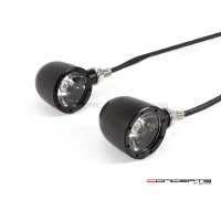 Paire de clignotants 3 fonctions noire