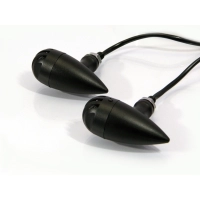 Paire de clignotants "bird cage" noire