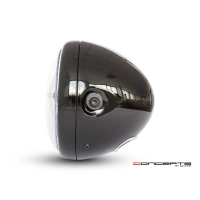 Phare avant universel avec clignotants intégrés 19cm