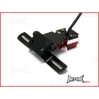 Feu arrière cafe racer croix maltese noir