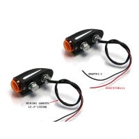 Paire de clignotants cafe racer "navette"
