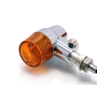 Paire de clignotants avant retro classique chromé