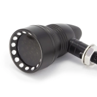 Paire de clignotants rétro 2 noire mat