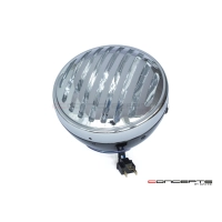 Phare avant universel noir 'prison bar' 11,5cm