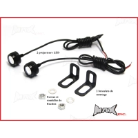 Paire de clignotants avant amber cree