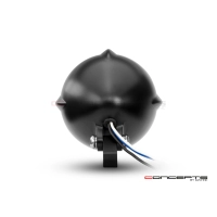 Phare avant universel vintage noir led 18cm