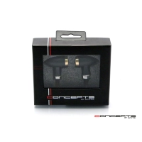 Paire de clignotants chubby noire mat et laiton