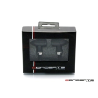 Paire de clignotants chubby noire mat