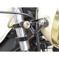 Paire de clignotants chubby noire mat et laiton