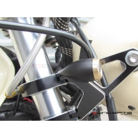 Paire de clignotants chubby noire mat et laiton