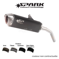 Echappement spark triumph tiger 800 2011-2014 modèle force / carbone
