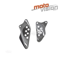 Paire de reposes pieds carbone kawasaki zx10 zx10r 2004-2005