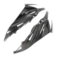 Flancs supérieurs carbone brillant kawasaki zx10r 2011 - 2015
