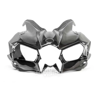 Tête de fourche carbone brillant kawasaki ninja h2 2015-