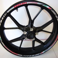 Liserets de jantes  ducati - couleur blanc