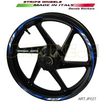 Liserets de jantes yamaha r6 - bleu