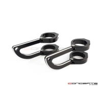 Support de phare rogue noir & alu pour fourche de 32 à 59 mm