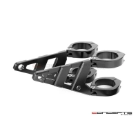 Support de phare stomp noir pour fourche de 32 à 59 mm - droite