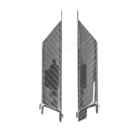 Caches sur tube de fourche carbone vernis bmw f800gs 2014-2018