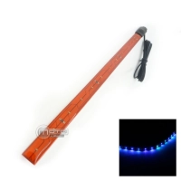 Barrette de 9 led souple étanche bleue