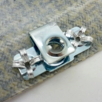 Kit de fixation à riveter dzus noir diamètre 6