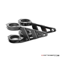 Support de phare stomp noir pour fourche de 32 à 59 mm - gauche