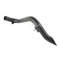 Ligne d'échappement 1 3/4" noir mat pour harley davidson softail bobber chopper touring dyna fxd / fxdwg