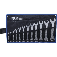 Jeu de clés plates | 6x7 - 30x32 mm | 12 pièces