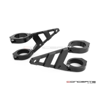 Support de phare stomp noir pour fourche de 32 à 59 mm - gauche