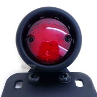 Support de plaque noir avec éclairage