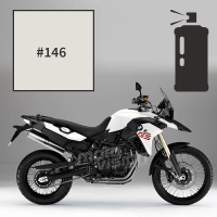 Peinture en spray bmw motorsport alpine white f 800 gs 2010-2011/2013-2015