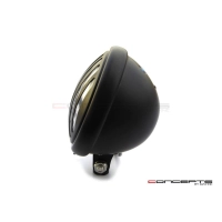 Phare avant avec cache feu "barre de prison" 5,75"