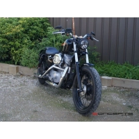 Phare avant avec cache feu "barre de prison" 5,75"