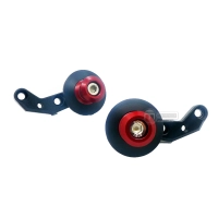 Support de fixation des diabolos sur le tendeur de chaine